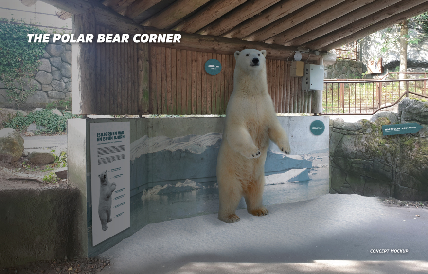 奥尔堡动物园北极熊标识牌-4