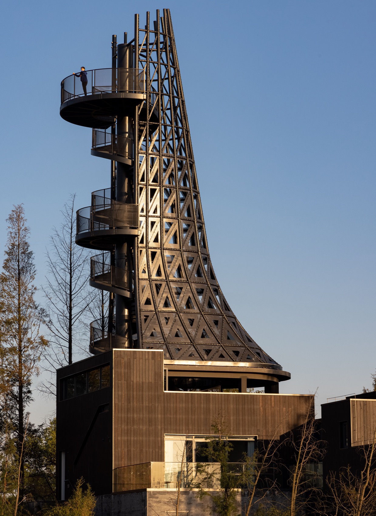 桐乡濮院红旗漾杉林部落共享餐厅 / 上海严旸建筑设计工作室-41