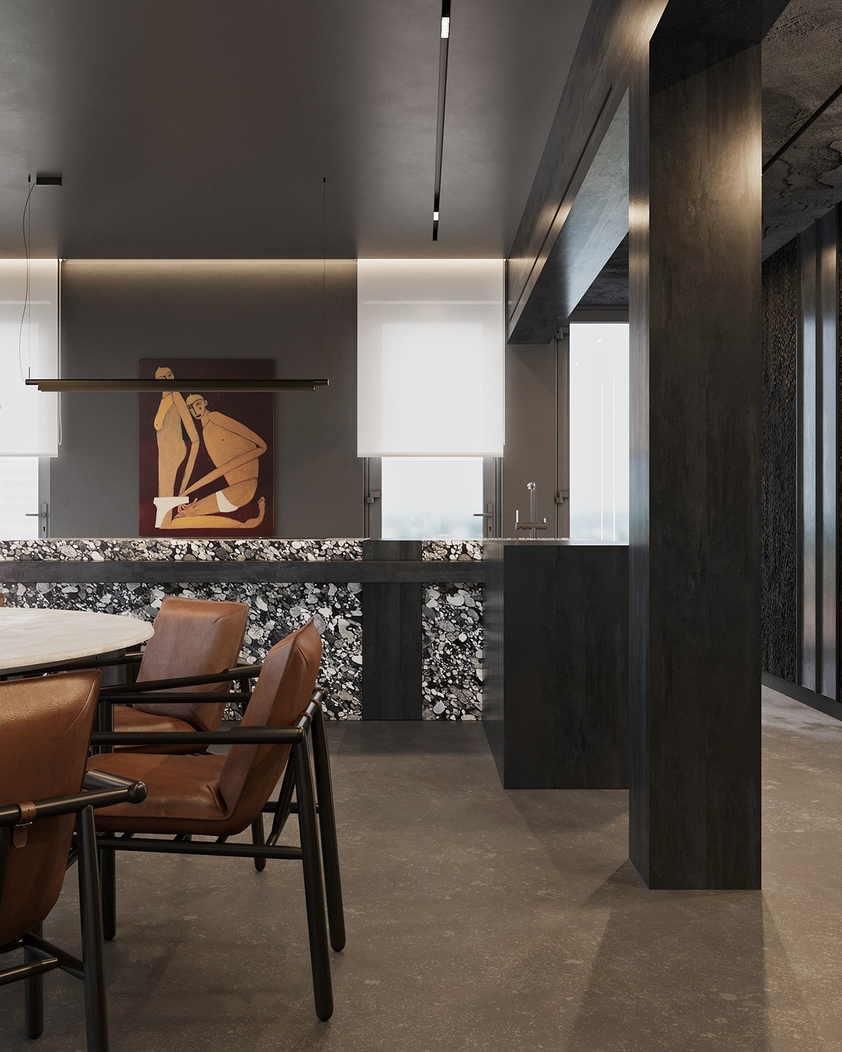 时尚高级黑，有质的空间设计！-5