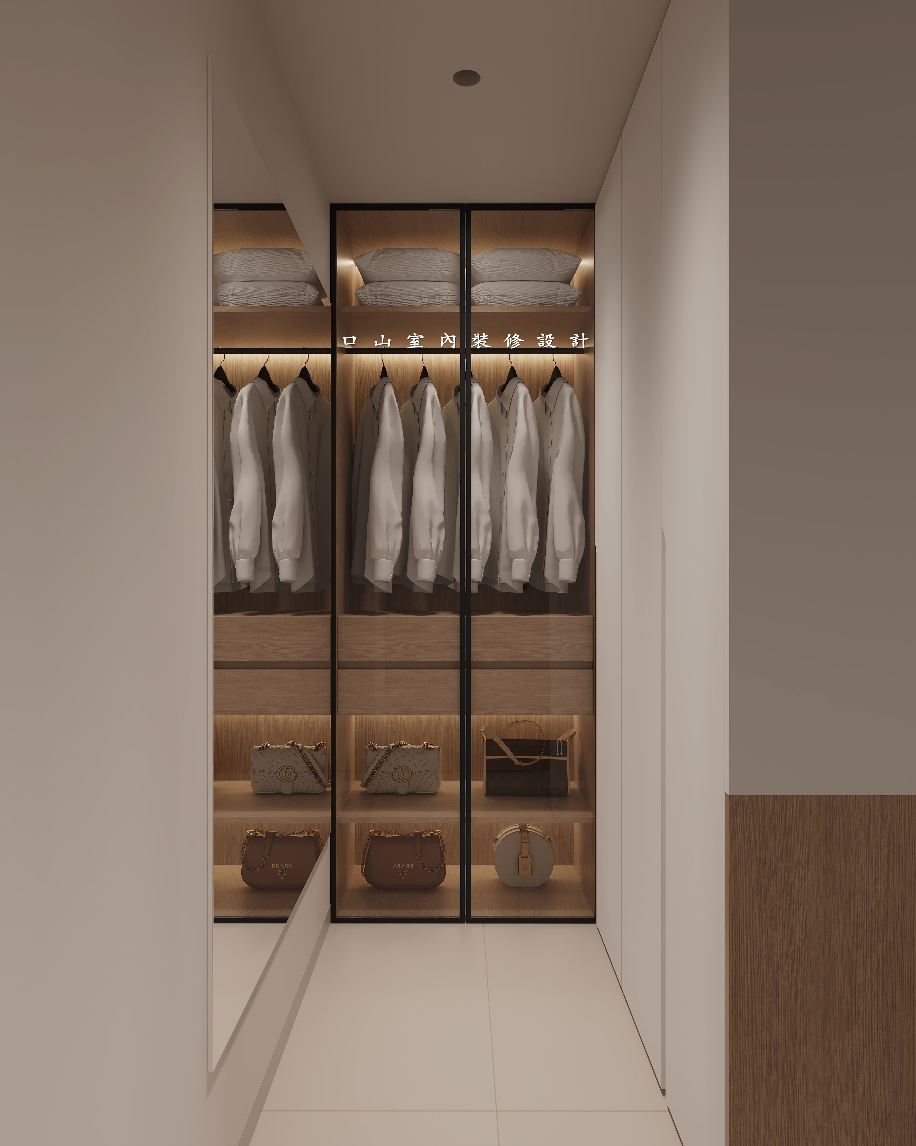 深圳口山设计：宝安·汇宝苑83㎡，设计与生活和谐共舞-5