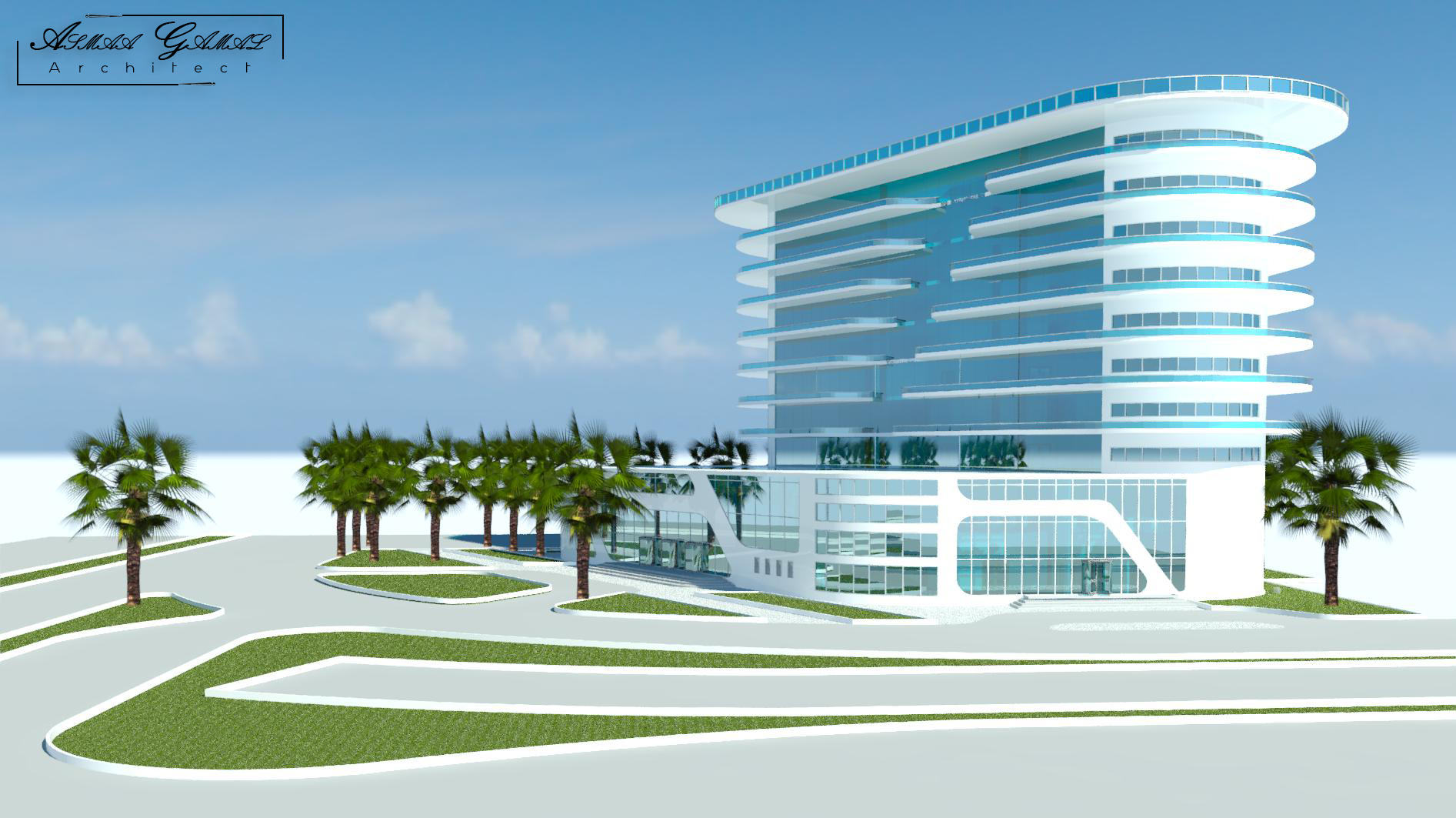 银行及办公大楼项目丨埃及开罗丨开罗大学工程学院建筑系-17