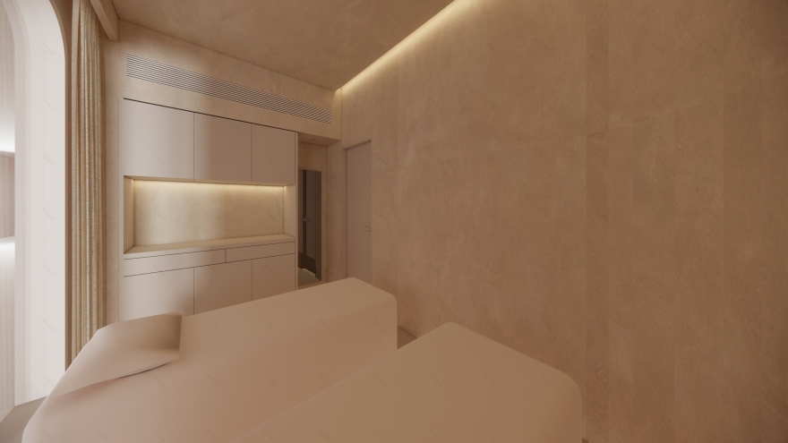 《乐也》SPA 推拿精油店空间设计-11