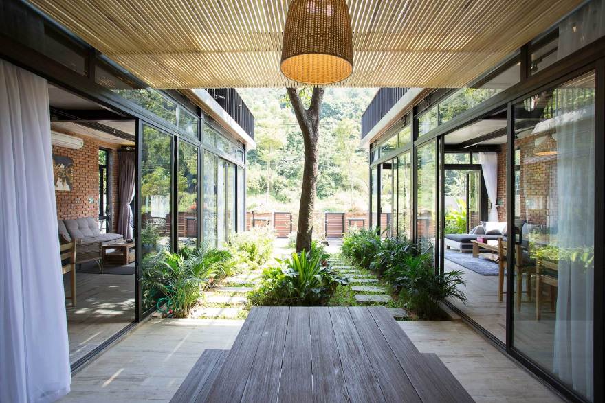 山间双户共享家园·Sơn Trà半岛自然美景中的简约别墅设计-35