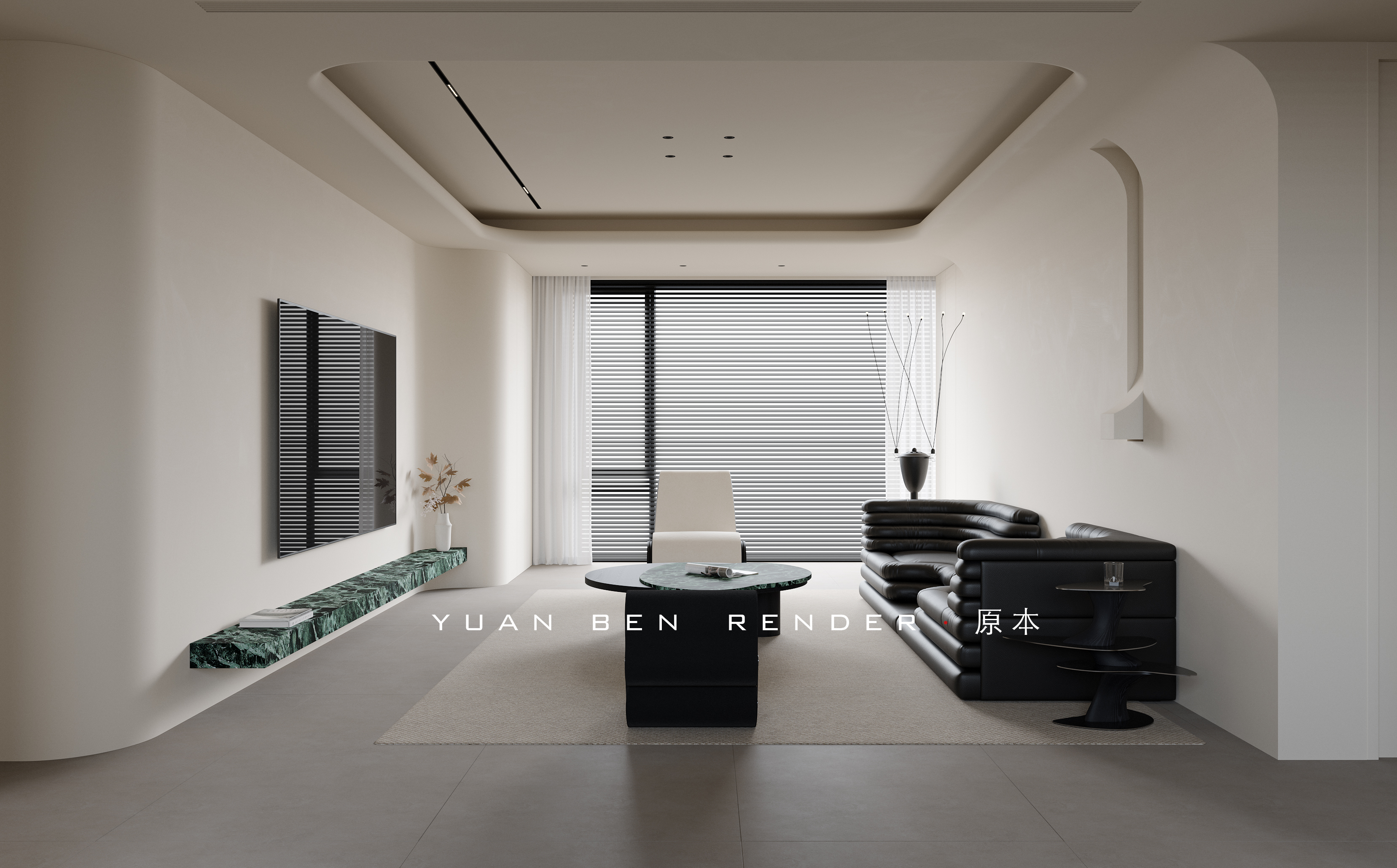 暖白色简约客餐厅-2