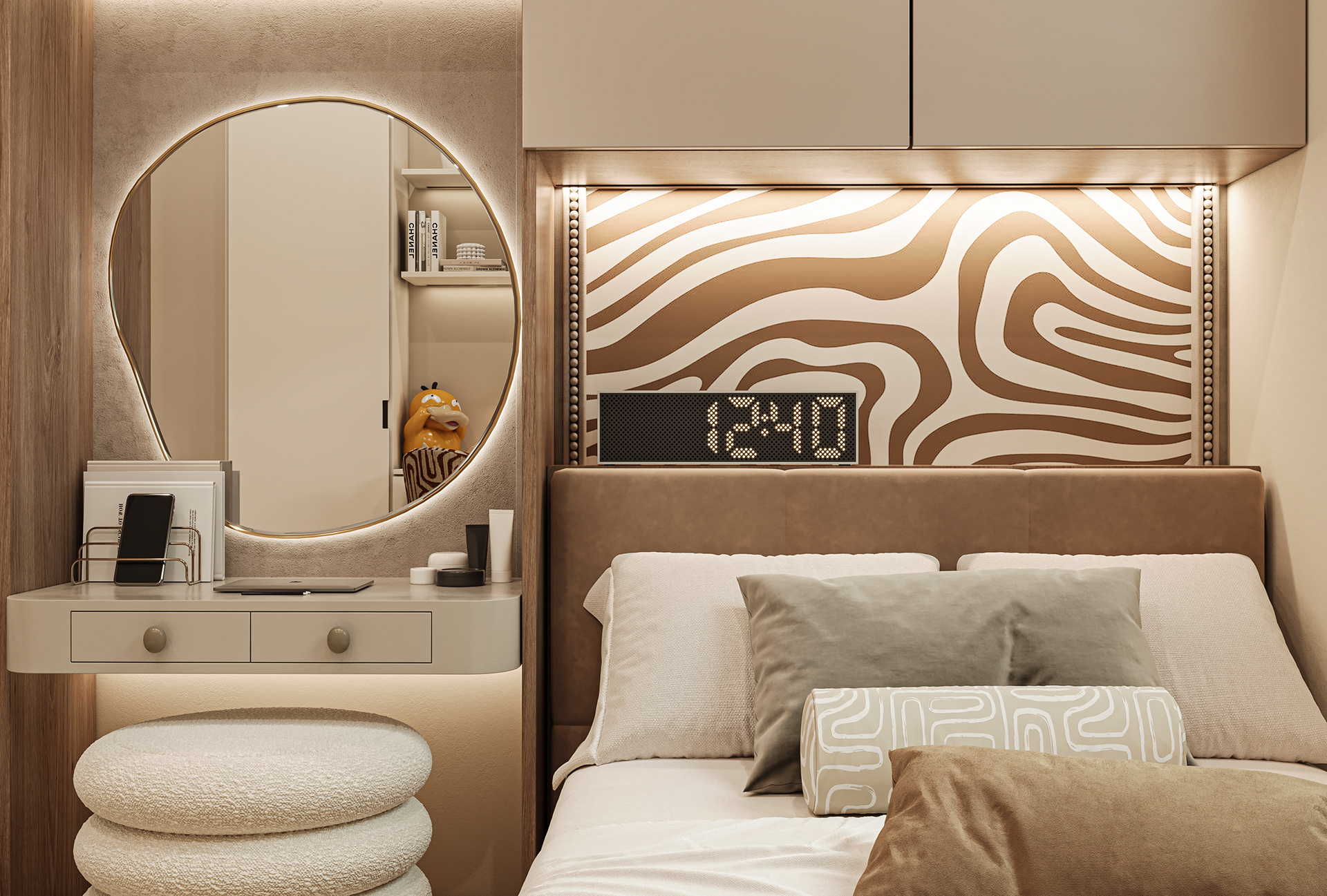 现代温馨公寓丨埃及丨Mariam Ahmed-31