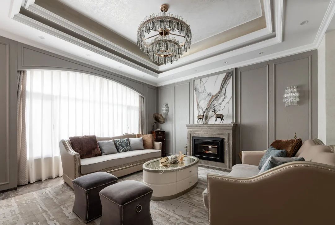 半山御府 500㎡美式轻奢丨杨智鹏,吴静-28