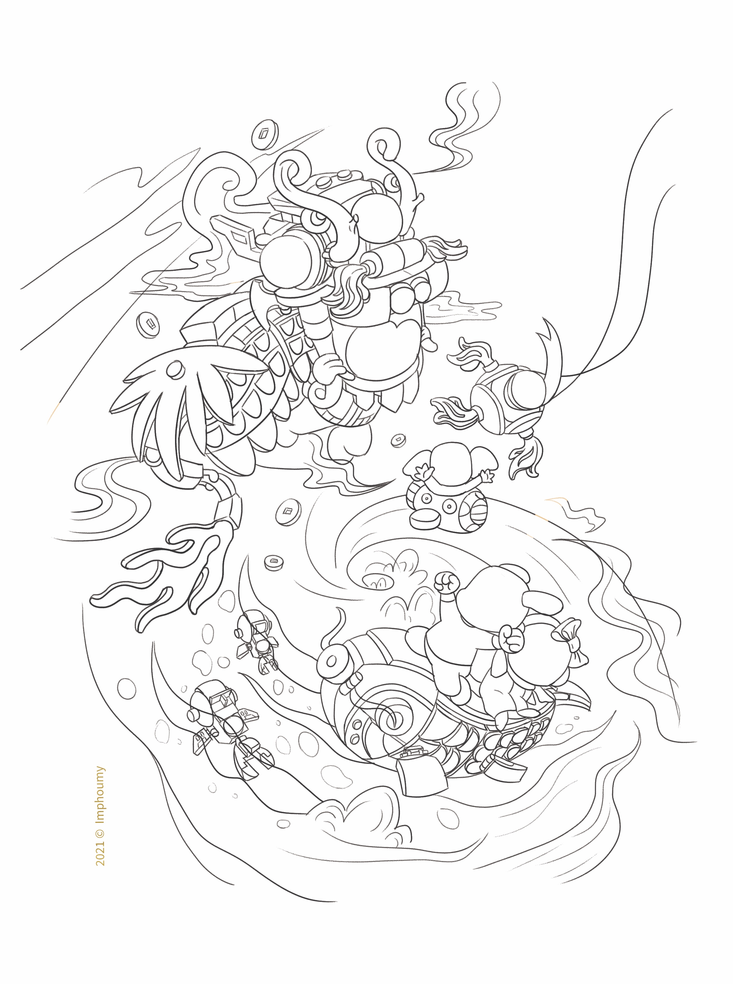 2021新年玩具宣传图及新春快乐宣传图设计-9