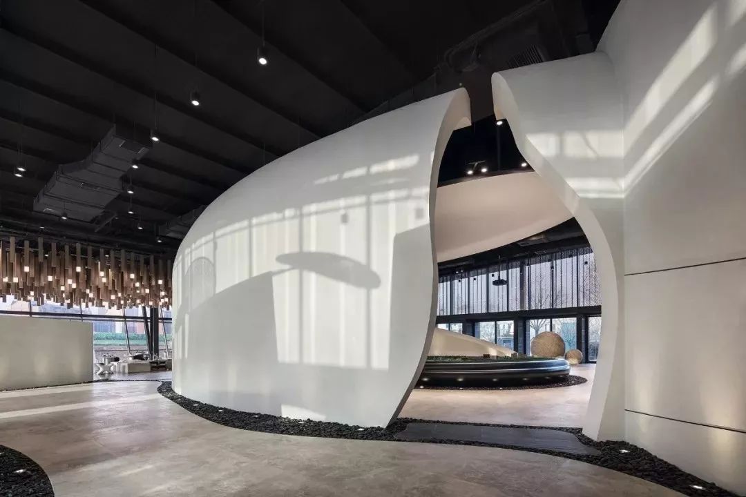 天津宁河生态小镇营销中心——自然与建筑共生的室内设计-31