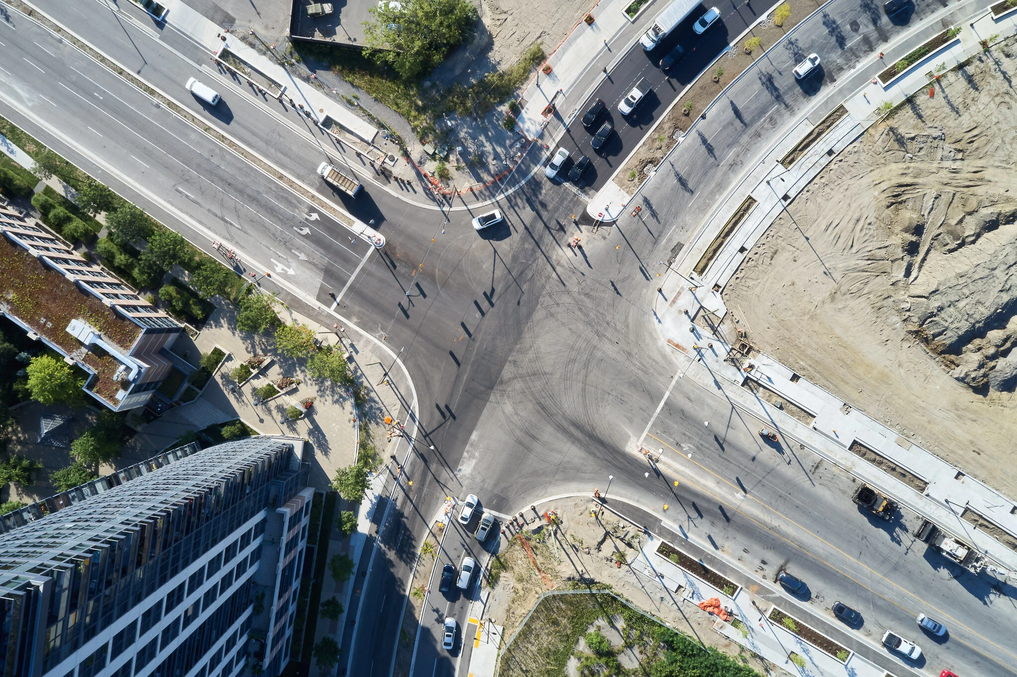 Six Points Interchange Construction-10