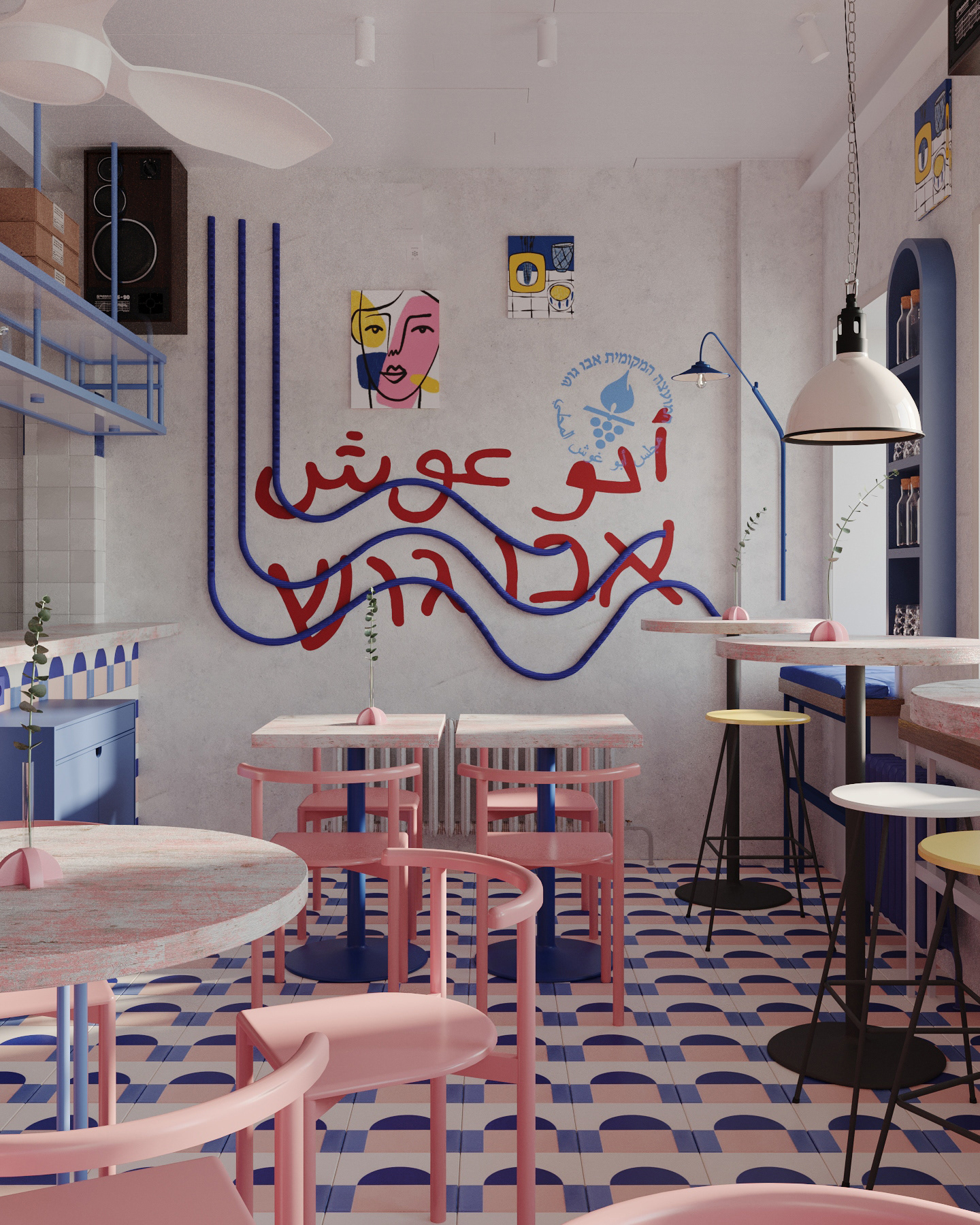 ABU GOSH 咖啡馆室内设计丨俄罗斯莫斯科丨STUDIO SHOO-26