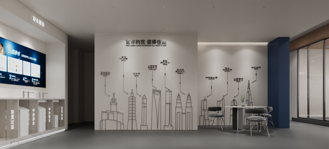 原创展厅设计 · 湖南南县约克中央空调展厅丨中国湖南丨周笙笙全案设计工作室-24