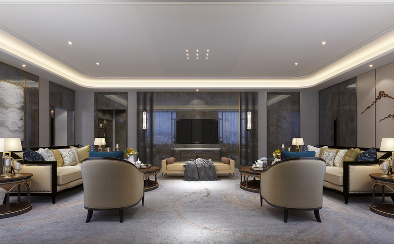 银川瑞吉酒店设计方案鉴赏|银川酒店设计装修公司推荐-3