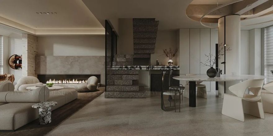 造境物象全案设计|310㎡ 奢适之居 独享清幽天地-34