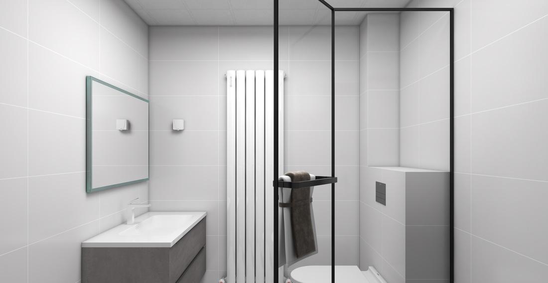 100 平现代简约三室两厅住宅设计-23