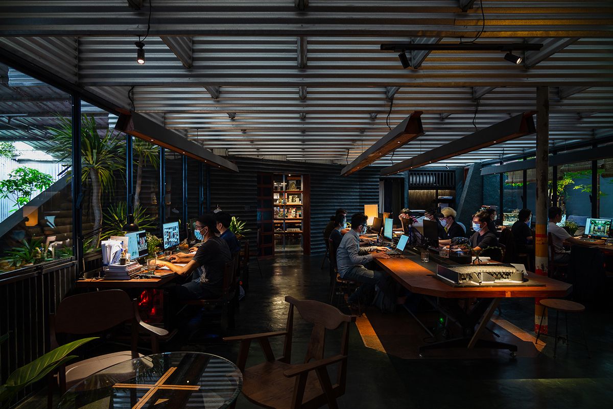 旧建筑新生命,低成本办公室设计典范-17