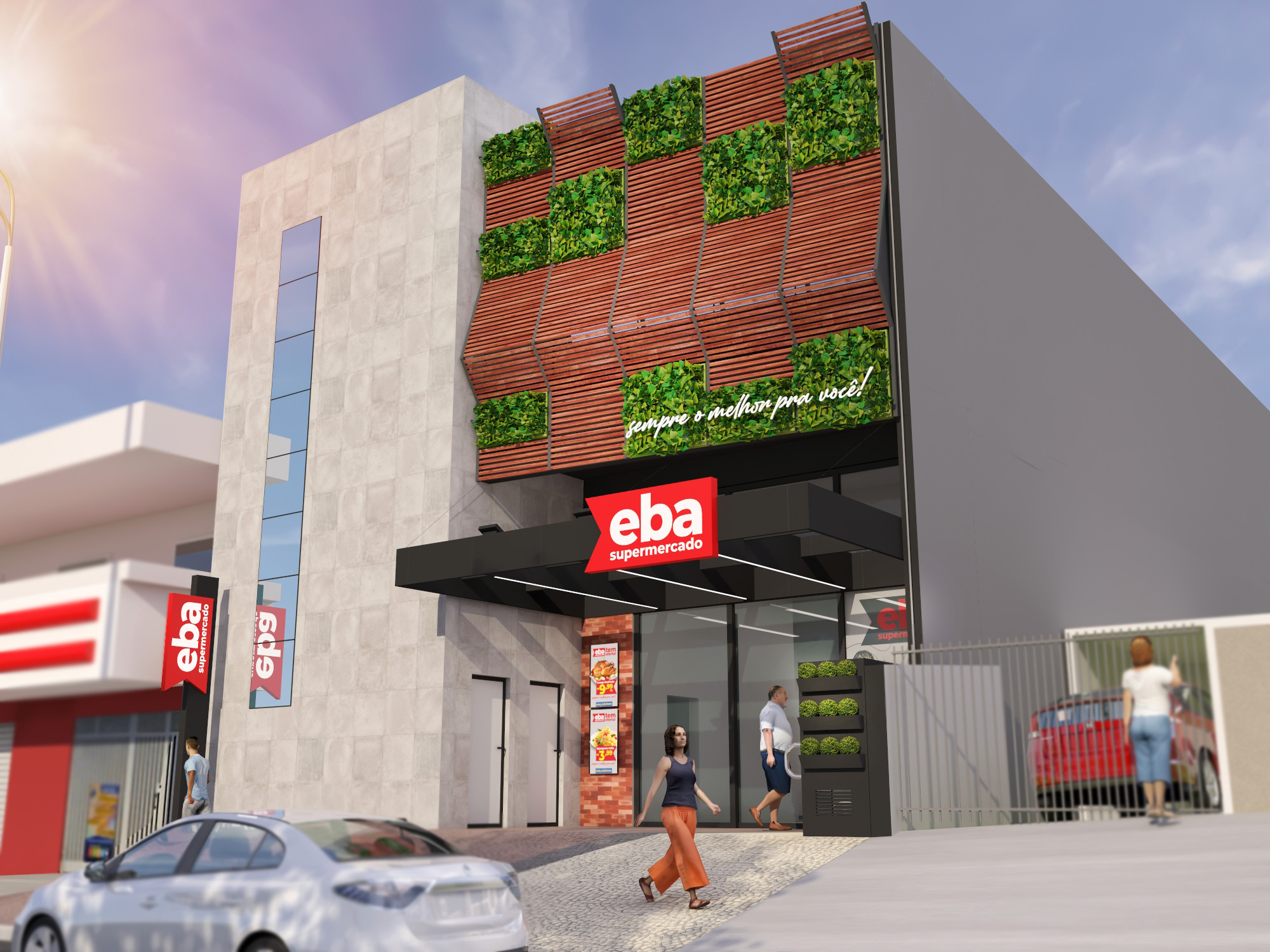 Eba Supermarket Facade | Fachada-0