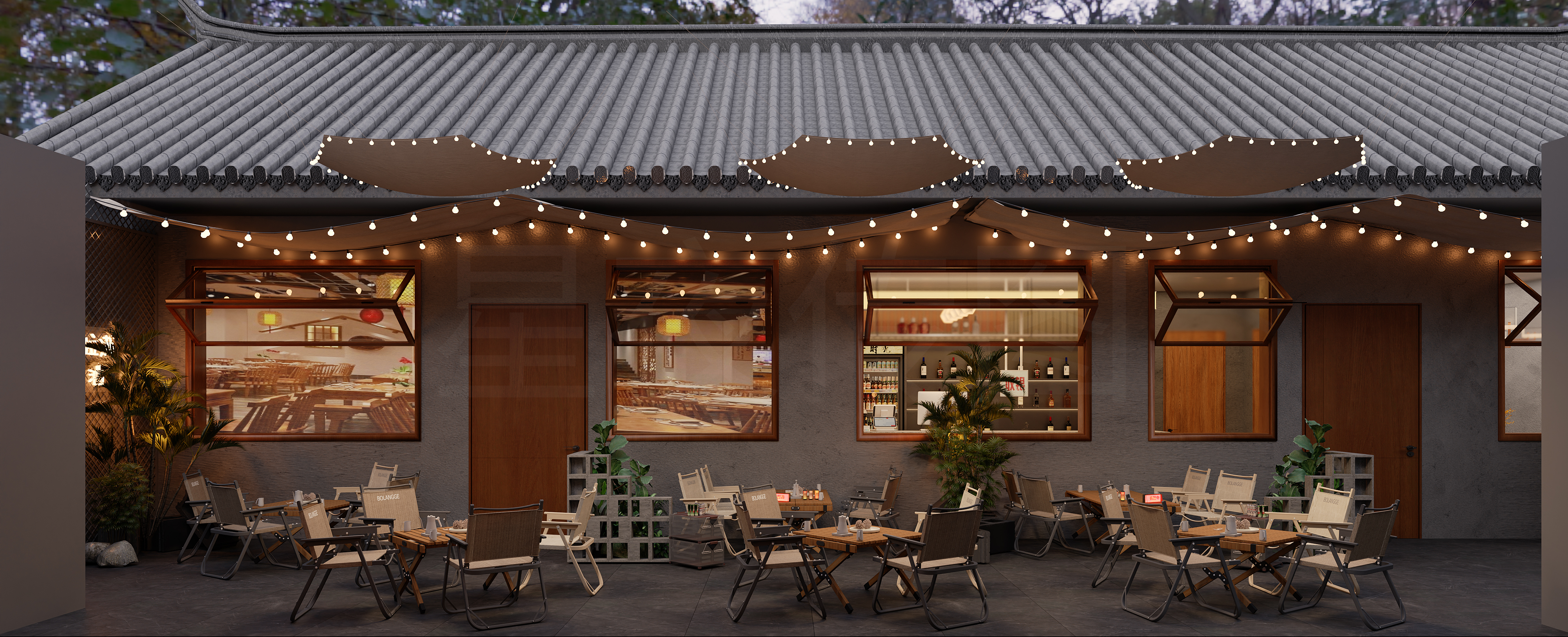 烧烤店：炭火味十足-1