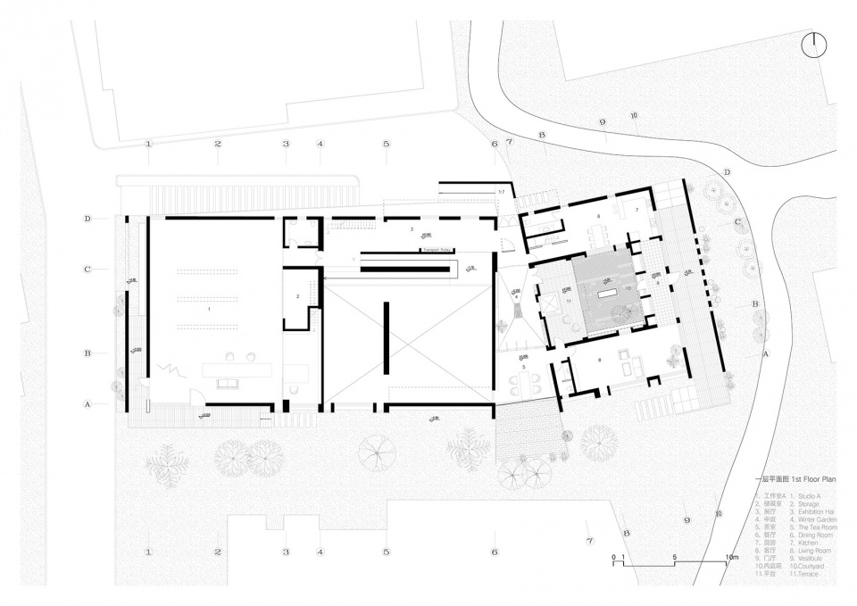 垣宅艺术家工作室丨焉尘建筑设计工作室-54
