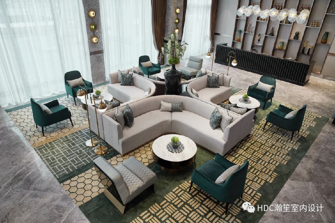 优雅 Art Deco,金为·潇湘锦城销售中心的流动盛宴-22