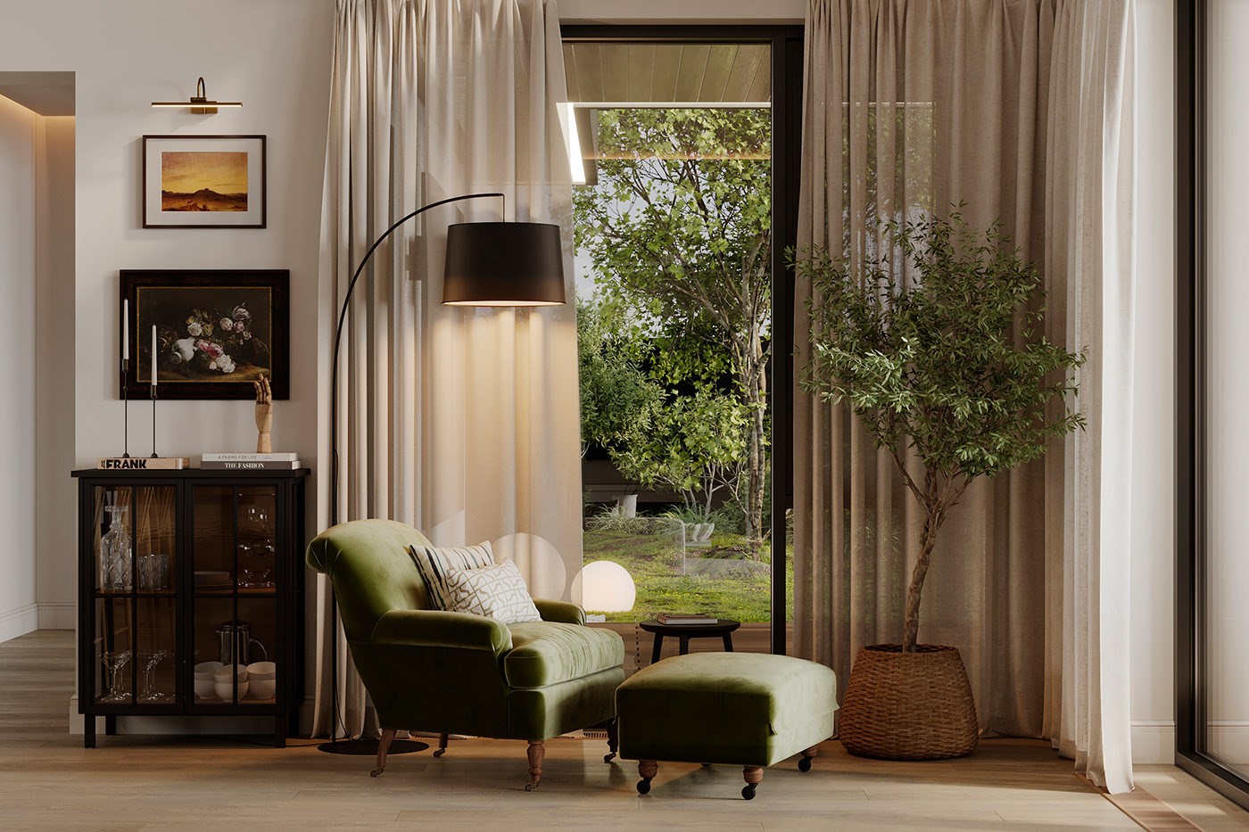 复古绿高级轻奢空间！-7