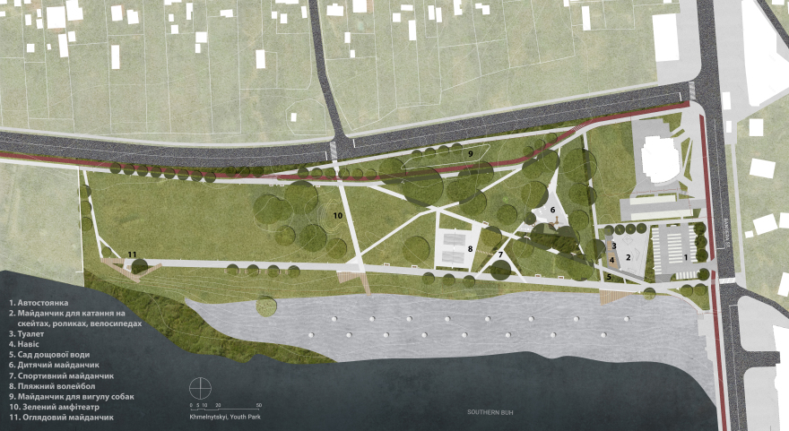 青年公园(PARK MOLIDIZHNYI 可能拼写有误,正确可能是 PARK MOLODYZHNYI ,原文括号内俄语为Парк «Молодіжний» ,молодіжний 意思是青年的 ) 丨UkraineKhmelnytsky-13