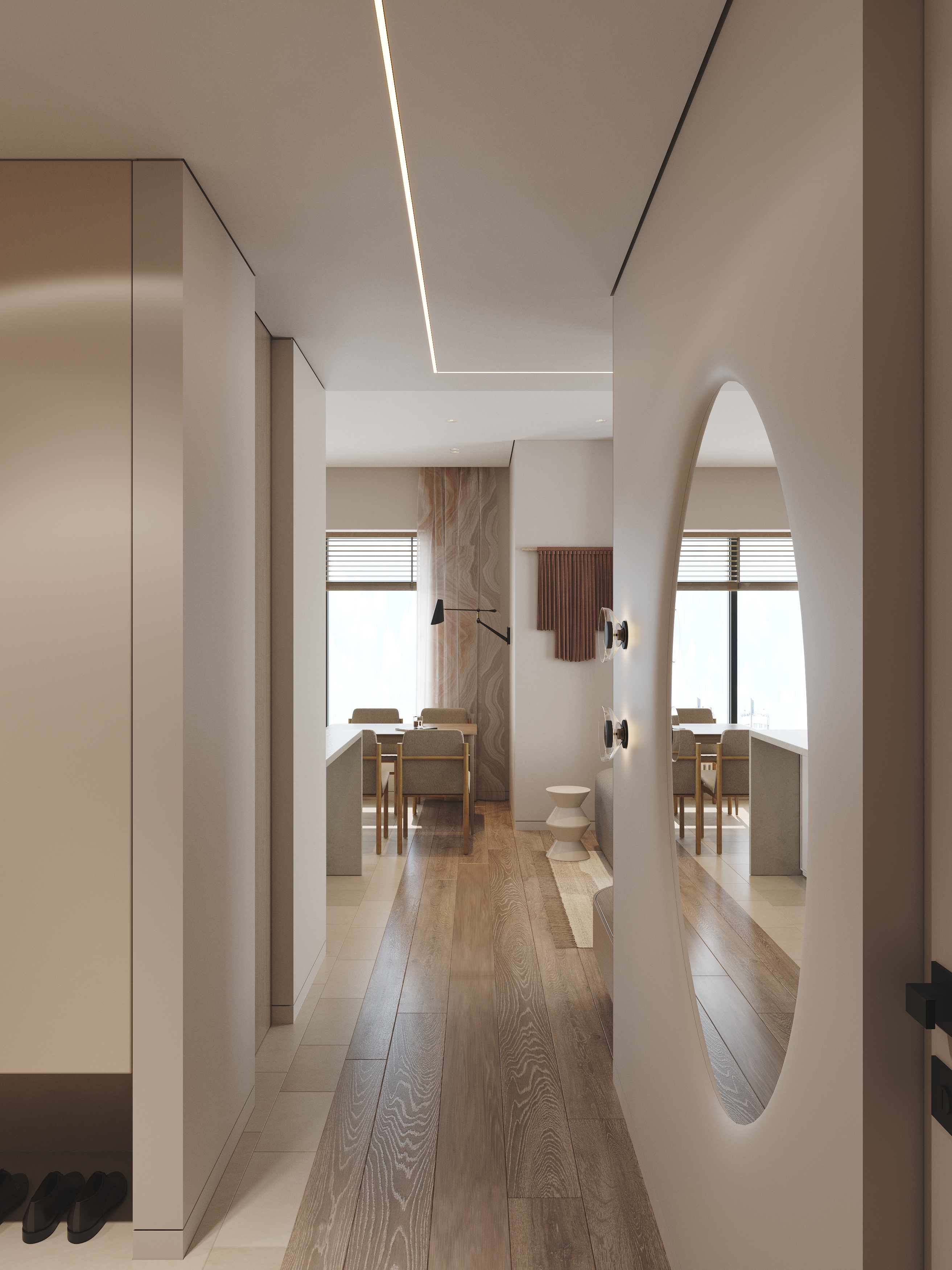 当代公寓设计项目丨俄罗斯莫斯科丨Elena Krasnova,Ksenia Semenova-11