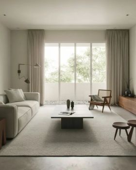 自然极简风的家，轻硬装重软装，超美！