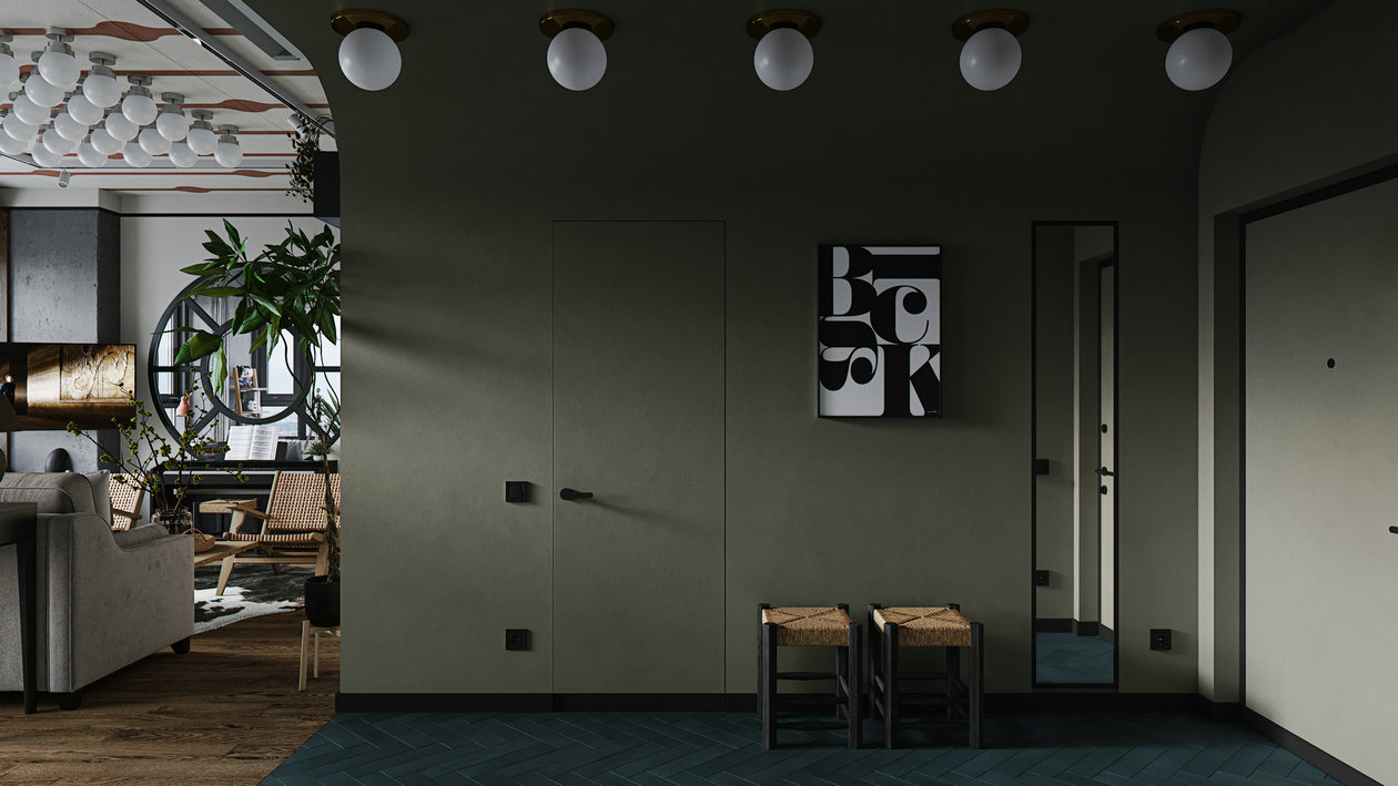 81㎡混搭风公寓设计-0