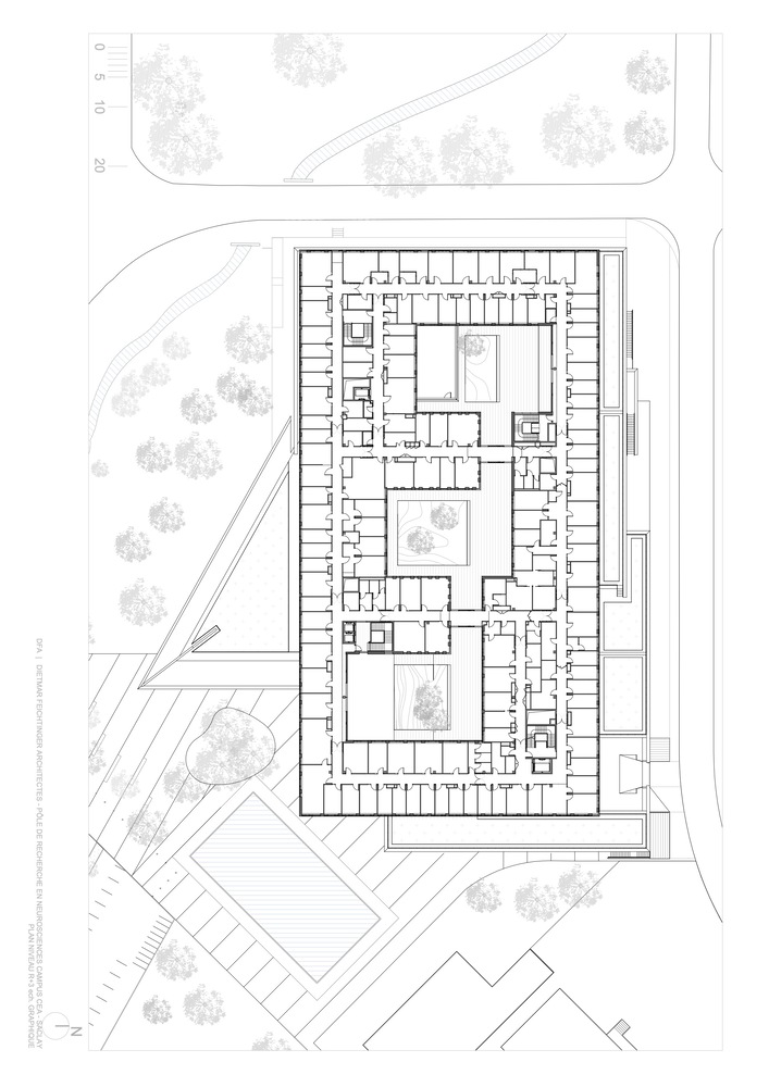 巴黎萨克雷神经科学研究所丨法国巴黎丨Dietmar Feichtinger Architectes-61