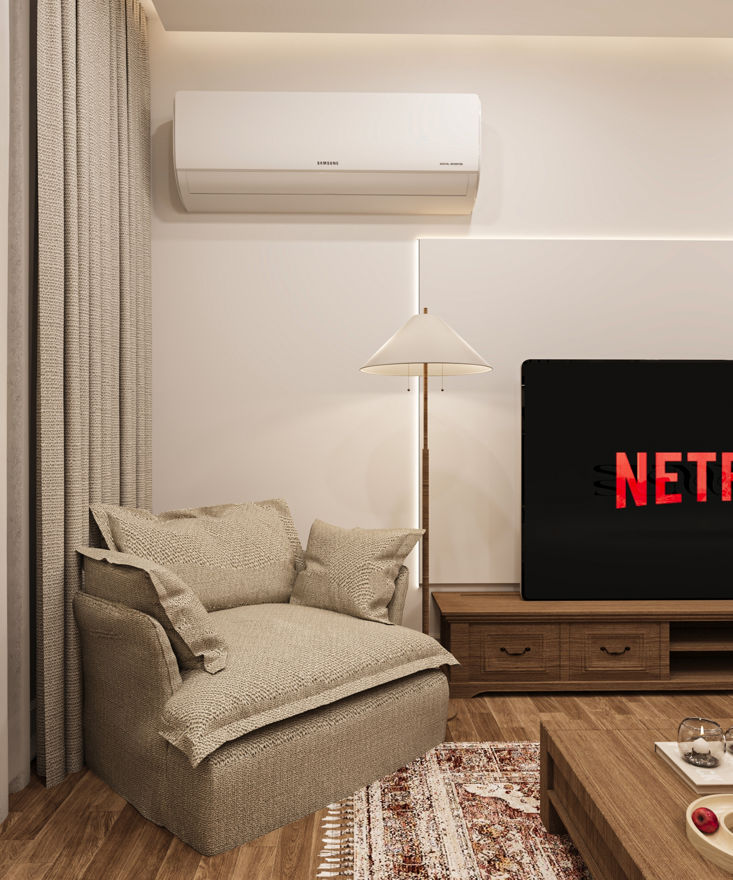 American living room-10