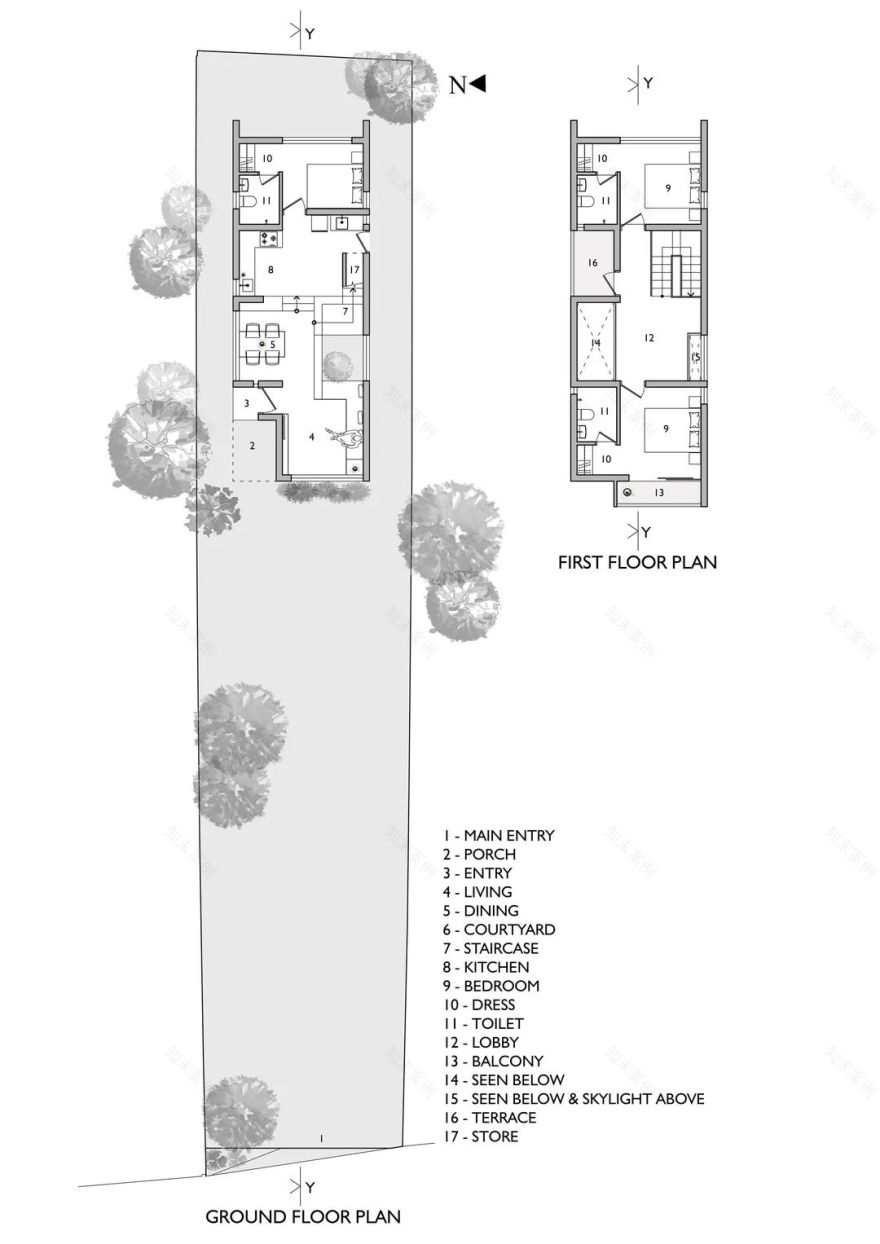 窄砖房丨印度特里凡得琅丨Srijit Srinivas ARCHITECTS-41