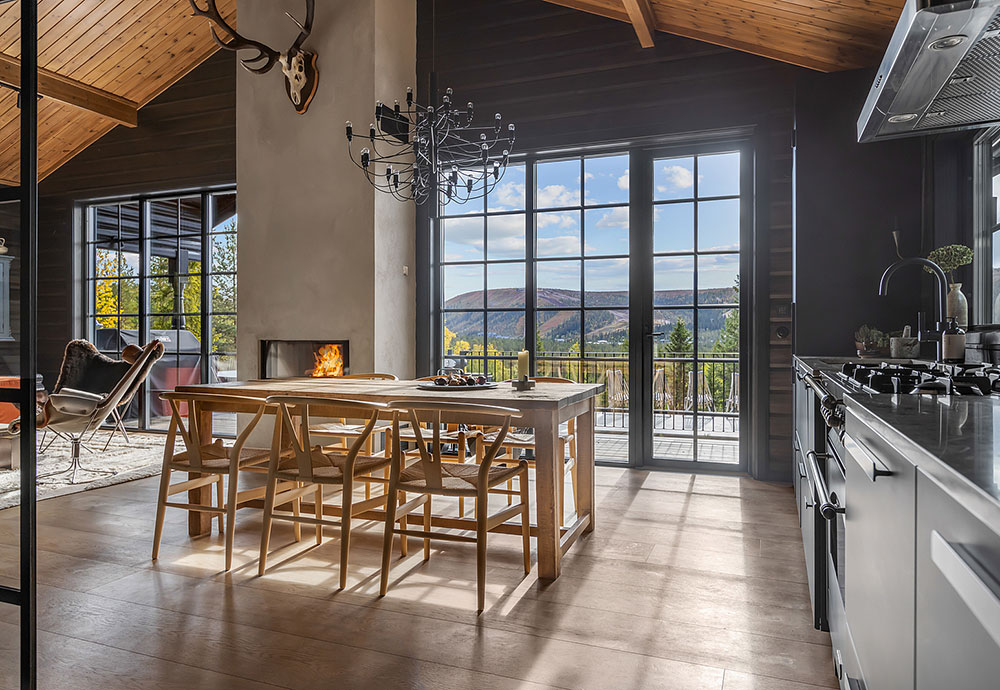 瑞典时尚对比风格小木屋设计-5