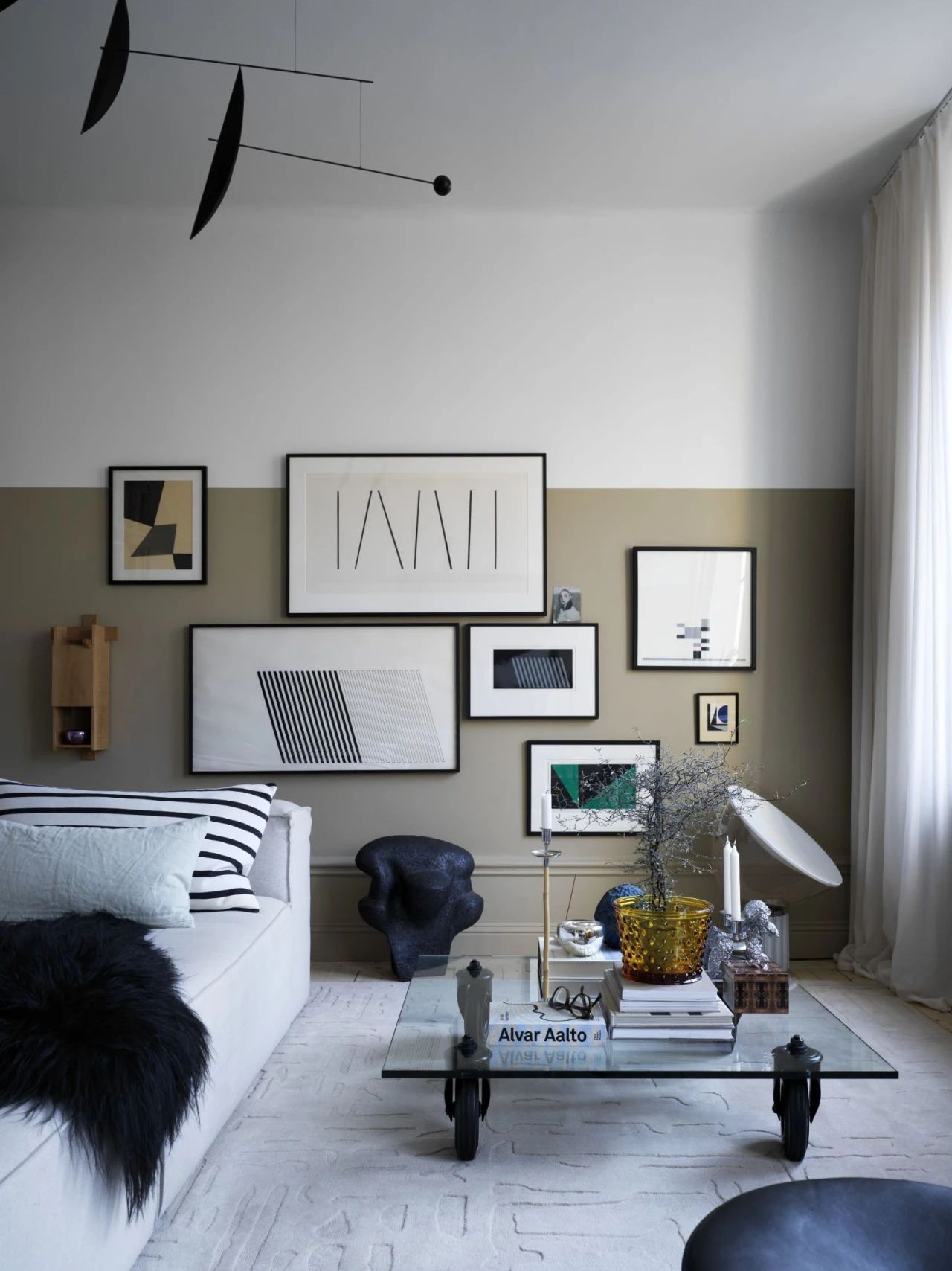 瑞典艺术家的 60 平米自然系公寓丨瑞典斯德哥尔摩丨屋主亲自设计-7