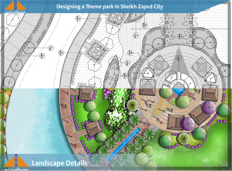 谢赫扎耶德城主题公园景观设计丨埃及-15