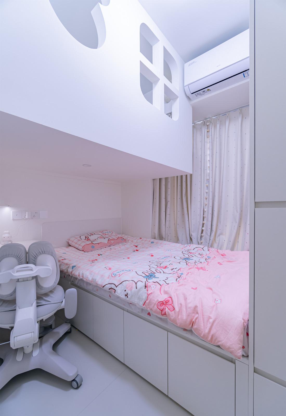 96㎡中古混搭风四居室装修-55