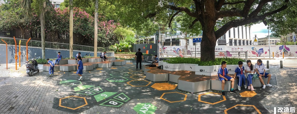 《光阴的故事》 | 蛇口学校广场,深圳自组空间设计-4