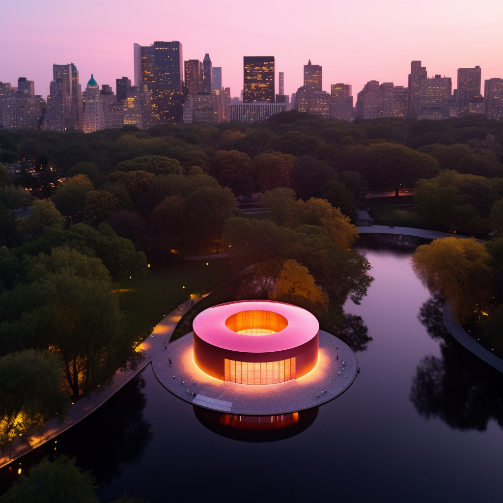 Pavilion inspired by James Turrell-5
