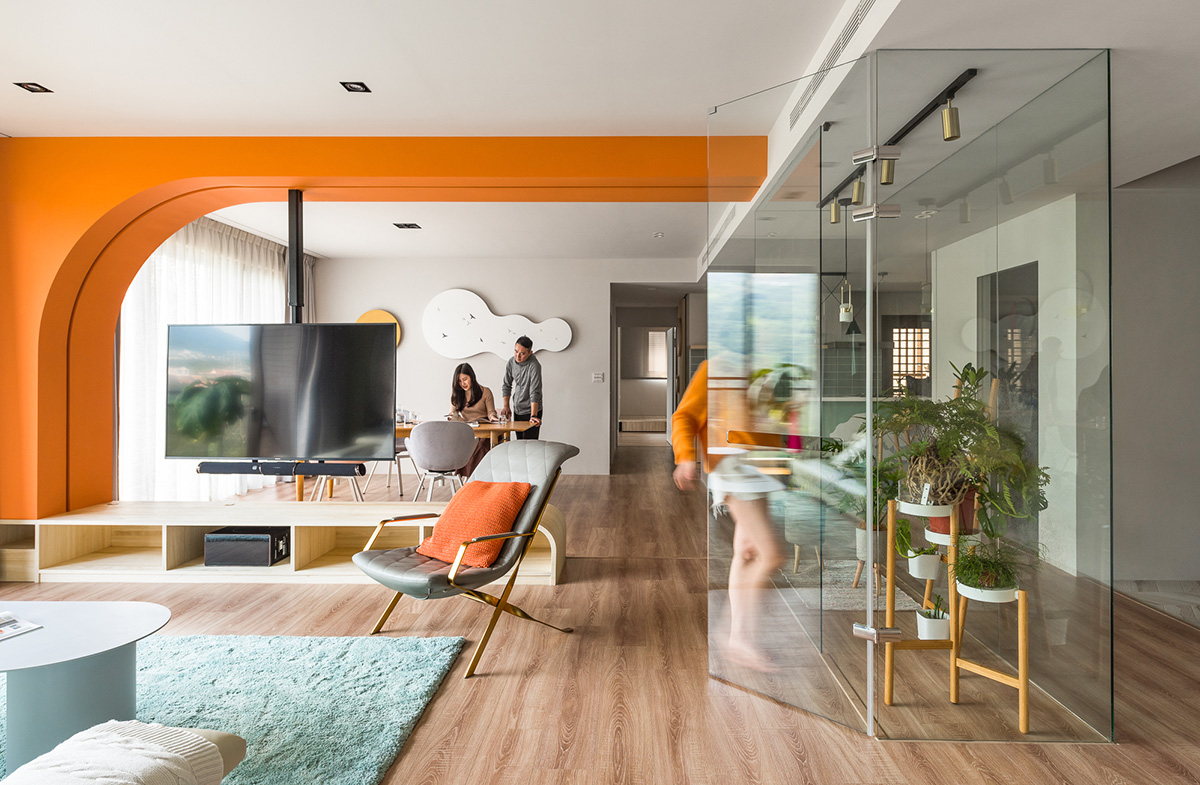 新北汐止 231㎡退休宅，麻石设计打造舒适恬静空间-5