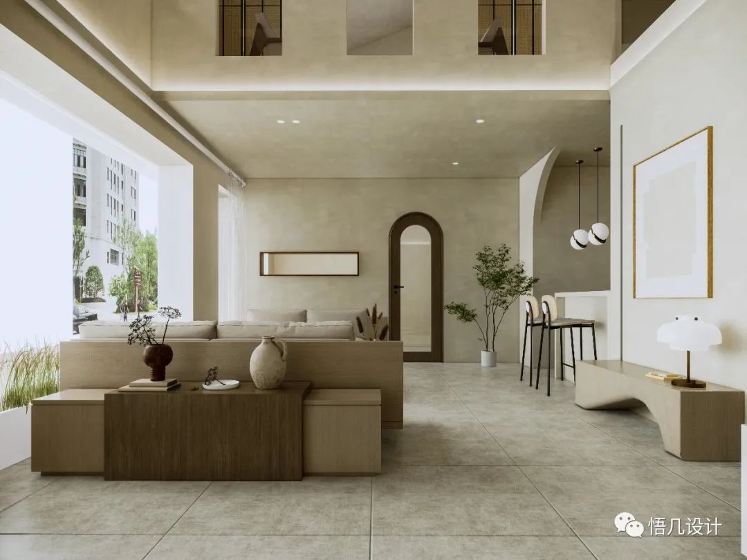 渼树 SPA · 微水泥侘寂美学的完美演绎丨中国武汉丨悟几设计-12