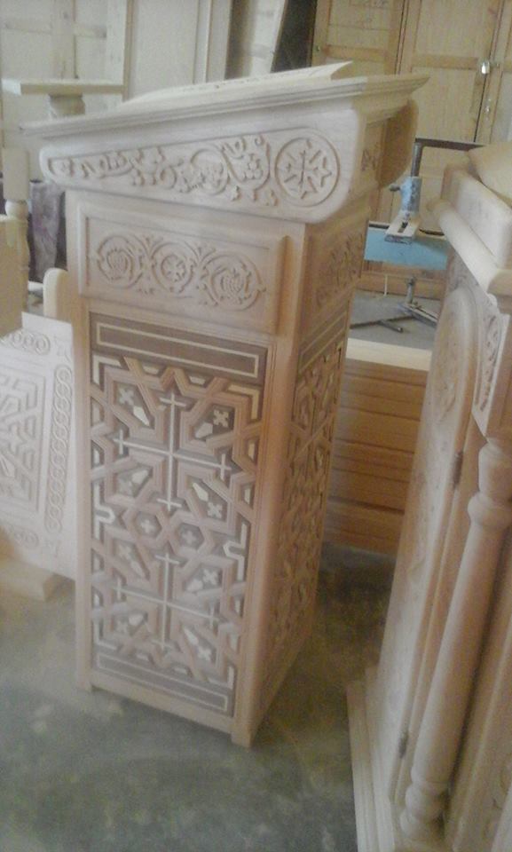 CNC wooden work for church-4