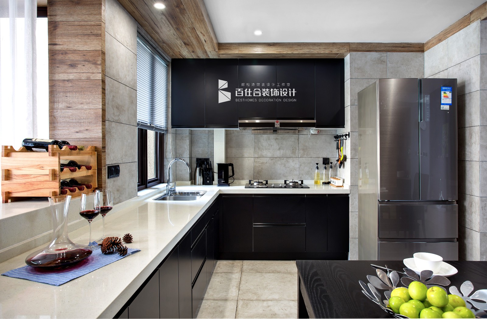 自“游”空间——139㎡摩登洋派现代宅  百仕合装饰设计-28