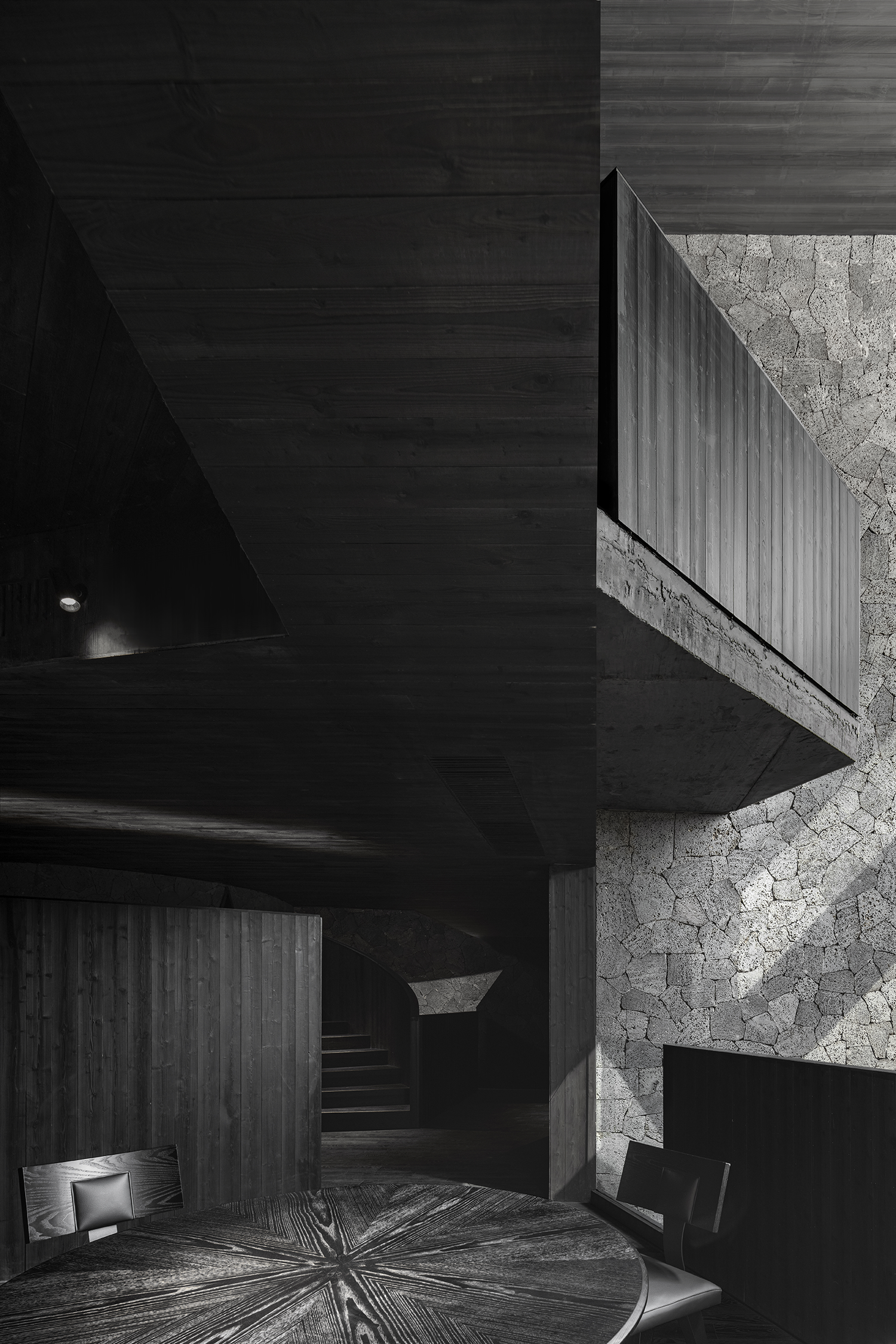 田间之上中国湘菜馆丨中国广州丨黑白木设计-84