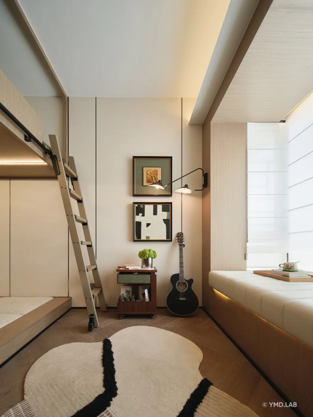 《学霸养成基地39㎡》孩子放学后从作业辅导到深夜食堂的不焦虑公寓丨上海岳蒙空间设计-27