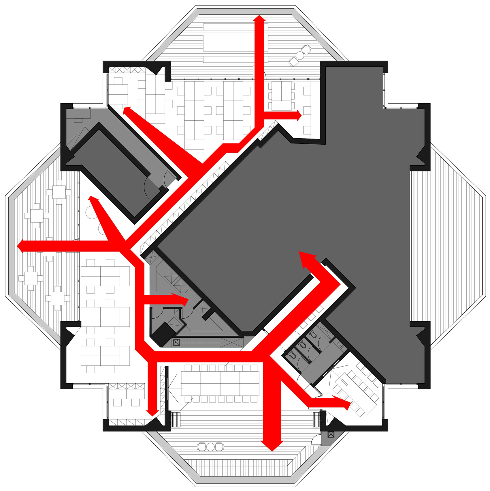 曲折 & 立木新工作室改造，上海 / 立木设计研究室-8