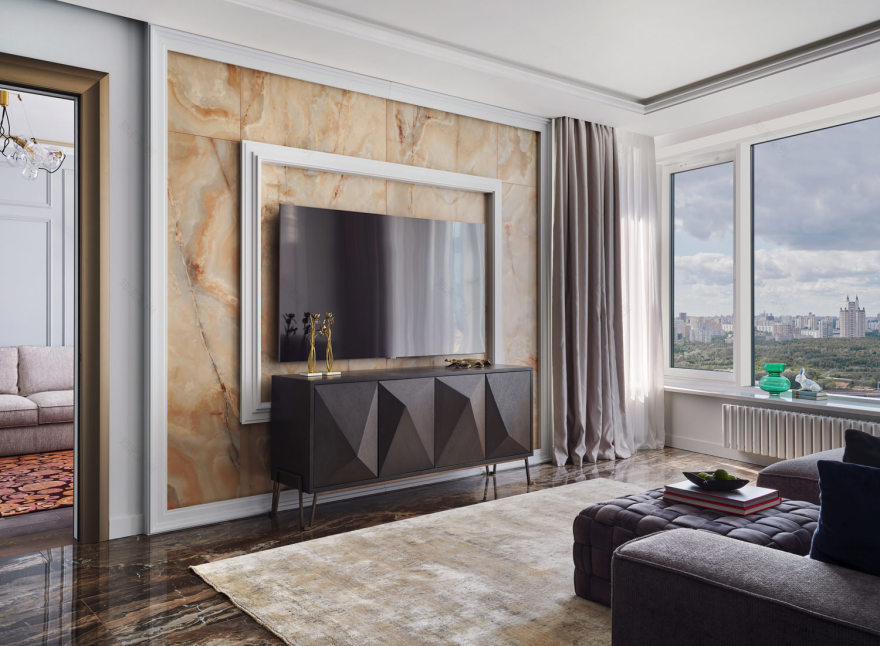 莫斯科公寓空间拓展设计项目丨俄罗斯莫斯科丨叶莲娜·巴里舍娃(Елена Барышева)-7