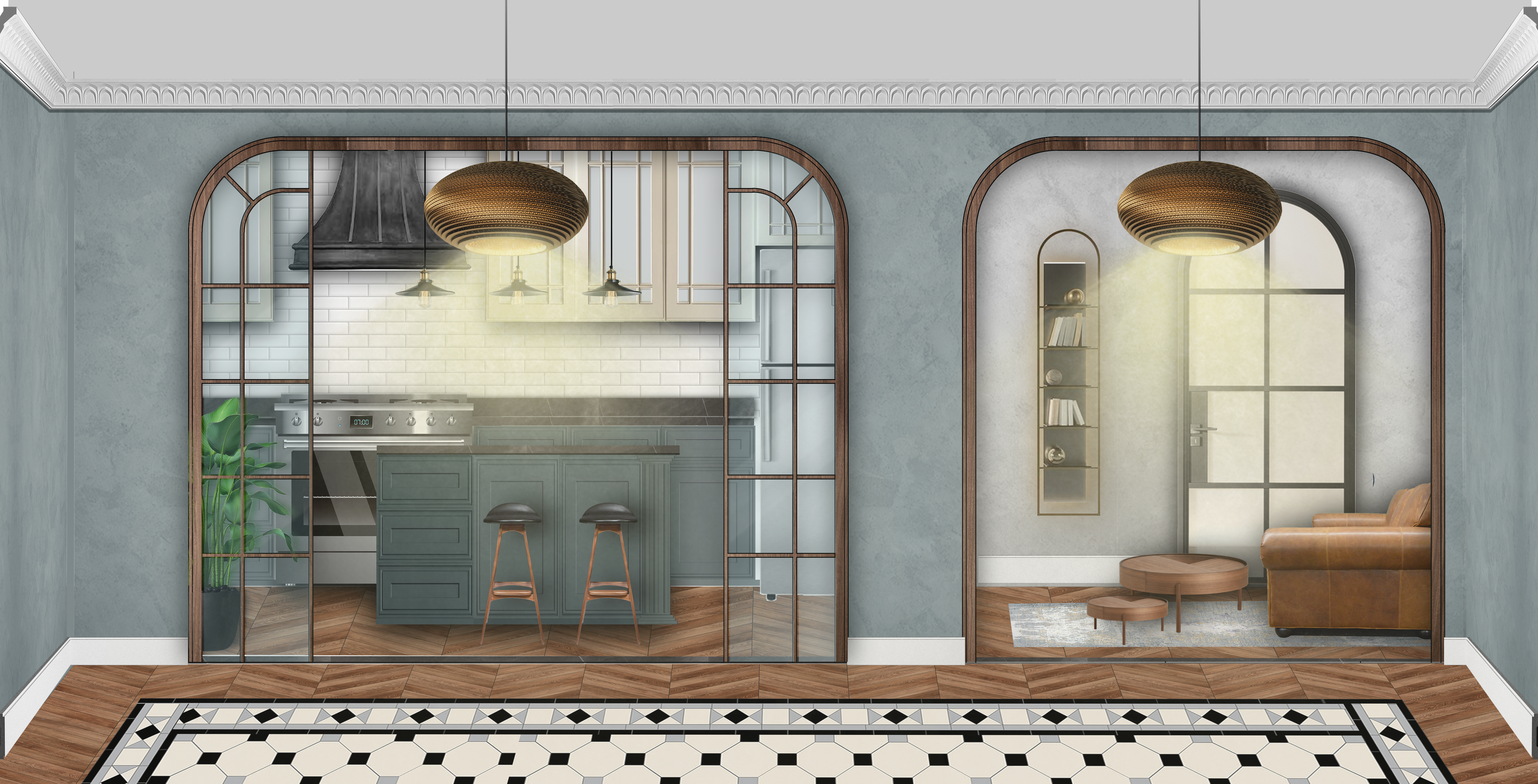 Photography Studio 2D Interior Design & Mood Board-0