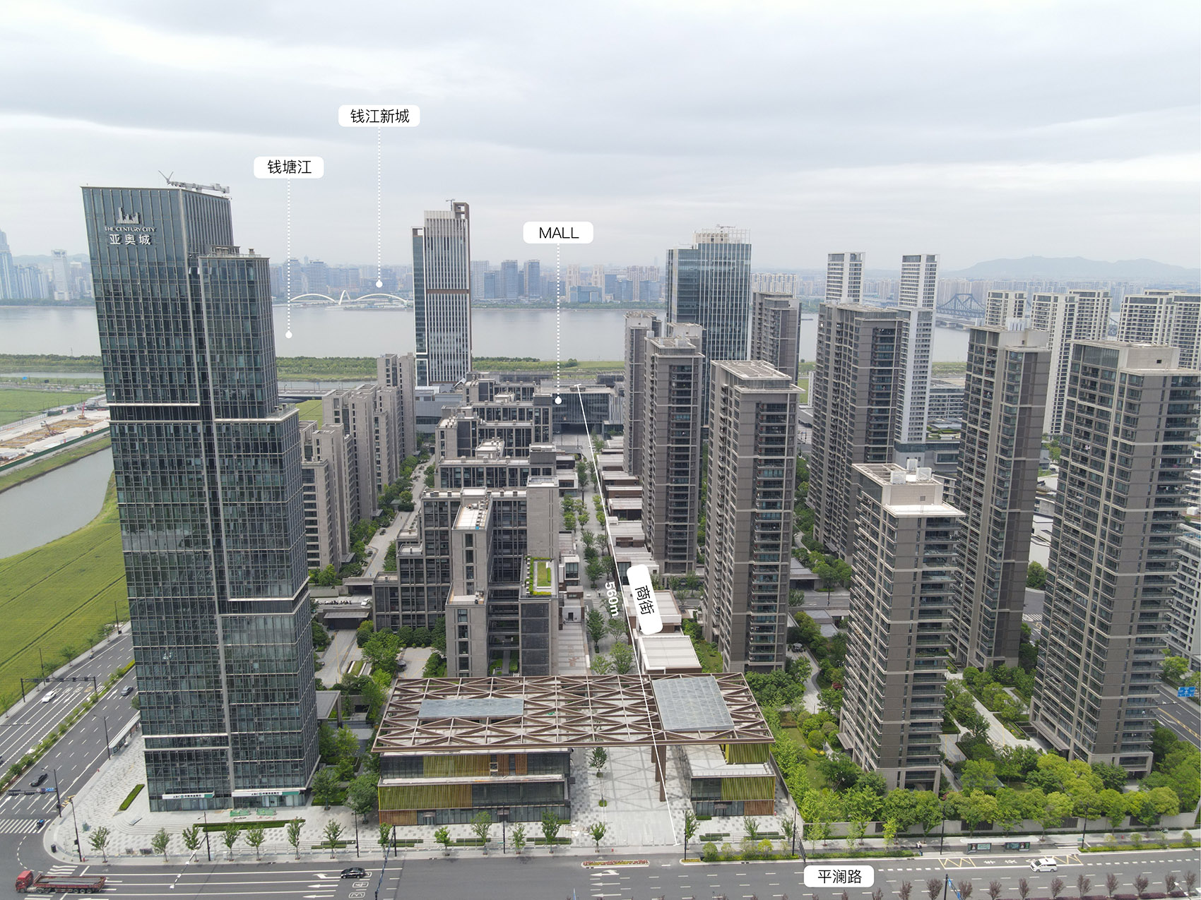 杭州亚奥万象天地景观提升丨中国杭州丨风物营造Landtek Group-11