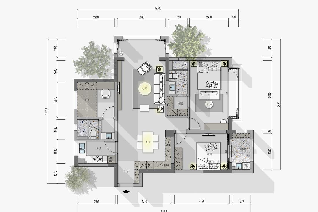 光屿|133 平精装改造-7