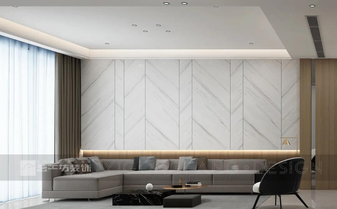 华润天合独栋别墅现代轻奢风格设计-2