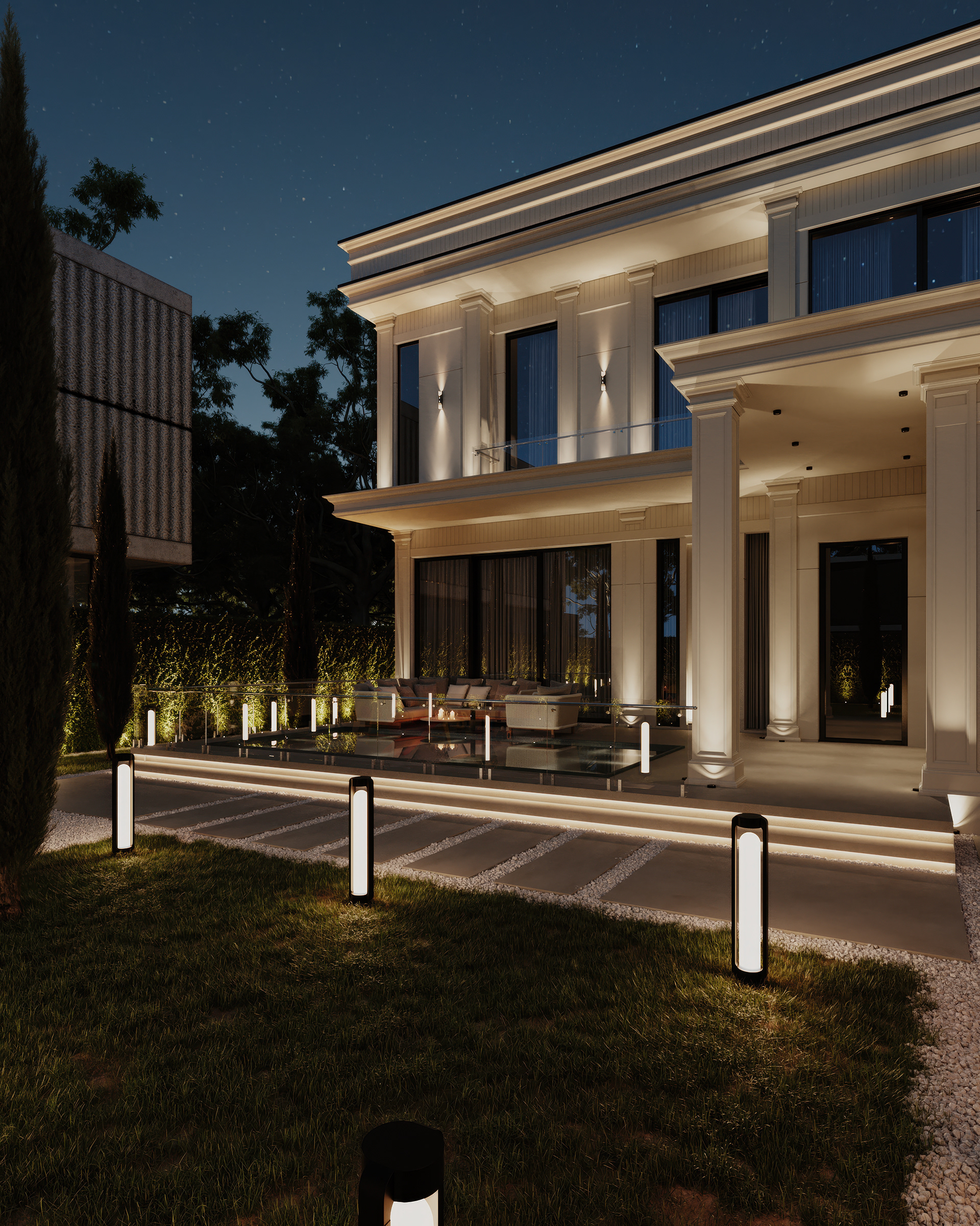 Molhum Villa Facade Design - Neo-classic Alternative-9